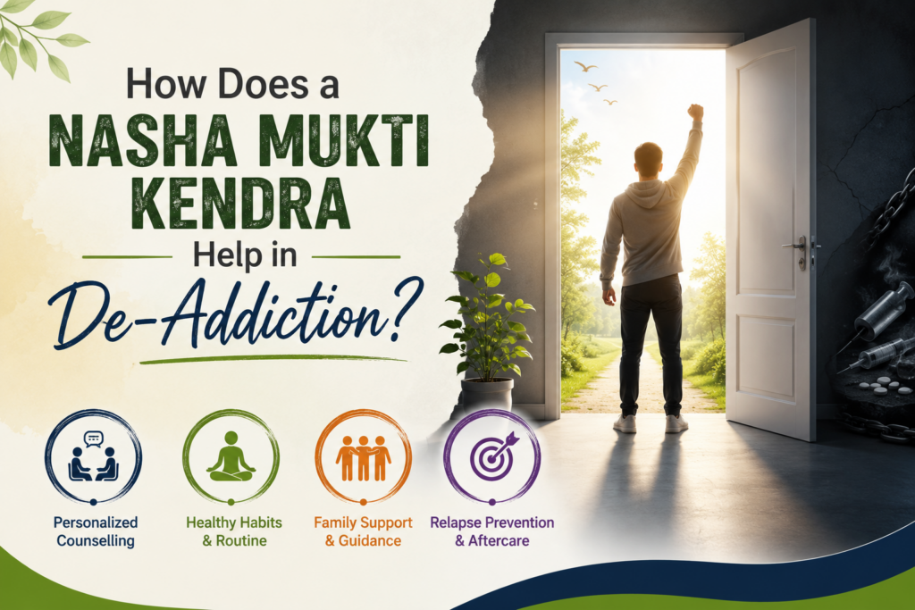 How Does a Nasha Mukti Kendra Help in De-Addiction