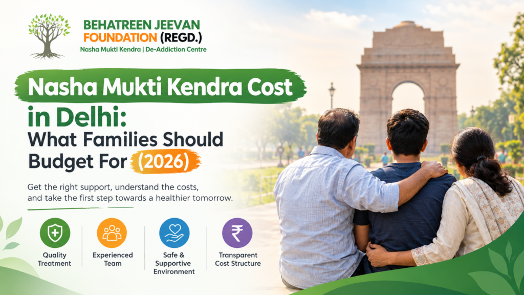 Nasha Mukti Kendra Cost in Delhi